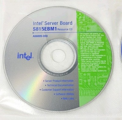 intel server board s815ebm1 resource cd