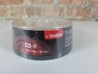 Imation CD-R 52X 25PK SPINDEL 700MB - Brandneu & Versiegelt