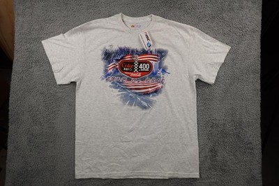 Coke Zero 400 Daytona Shirt Mens XL Gray July 6 2013 NASCAR Coca-Cola Racing