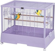 23'' Bird Cage Rolling Parakeet Finch Budgie Conure Lovebird House with Stand