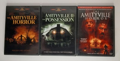 The Amityville Horror DVD Lot of 3: The Original-II: The Possession-2005 ReMake