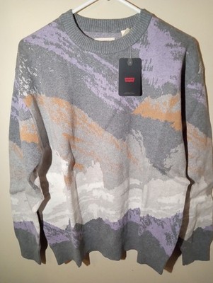 Levi's Mens Crewneck Sweater Sz Small OVERSIZED New With Tags