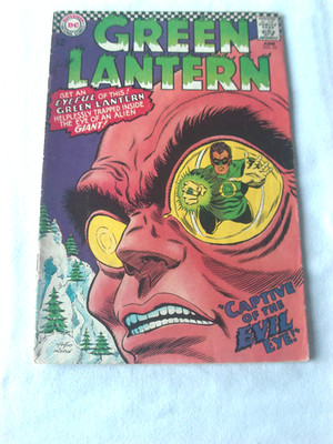 Green Lantern DC Comic #53 1967 Good+ Captive of the Evil Eye with Thotan
