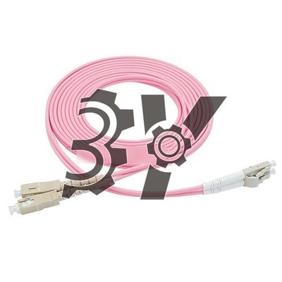 1M LC UPC to SC UPC Duplex OM4 Multimode 3.0mm Fiber Optic Patch Cord Cable *cm
