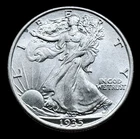 US 1935 P Walking Liberty Silver Half Dollar Silver BU 50C