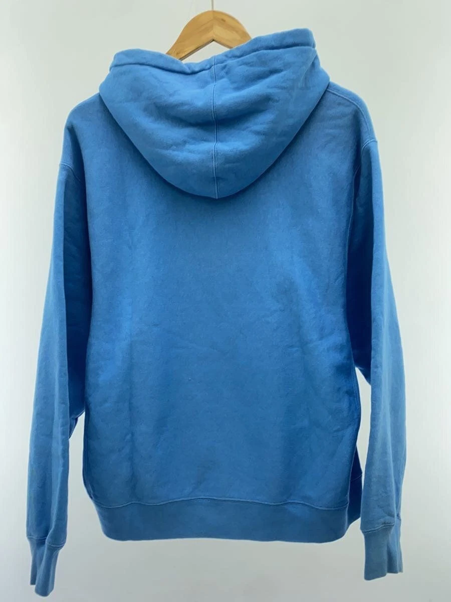 GUCCI XJB27 Felpa con Cappuccio M Cotone Stampa Blu 560502 Usata