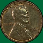 1936 Lincoln Wheat Cent Uncirculated UNC Coin #41220