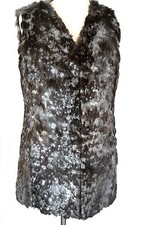 Luxus Marc Cain Echt-Pelz-Weste Gr.38 N3  Neu Marccain Fell Jacke