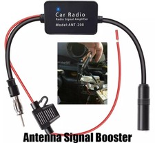Universal Car Stereo Fm Am Radio Antenna Signal Amplifier Aerial Amp Booster1 Universal Car Stereo Fm Am Radio Antenna Signal Amplifier Aerial Amp Booster1