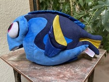 TY Sparkle Disney Finding Nemo Dory Blue Fish Beanie Plush Stuffed Size In Photo