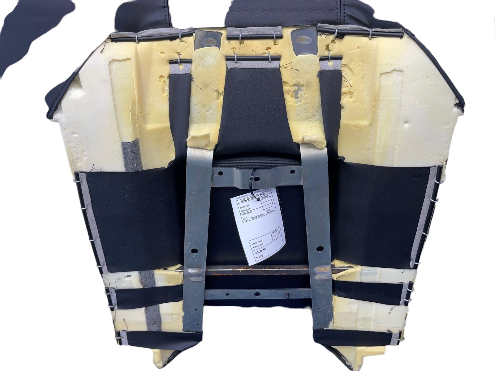2012-2019 MASERATI GRANTURISMO OEM REAR UPPER SEAT CUSHION BLACK LEATHER