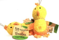 Juguete para mascotas pequeño 1 1/2 oz colección artesanal chirridos chirridos cachorros espunky Woolies