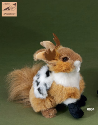 Förster Wolpertinger klein 22 cm Plüschtier Stofftier 6664