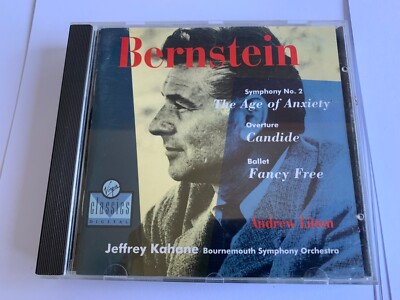 Bernstein Symphony no 2, Candide overture CD NR MINT ALL ROUND [B1]
