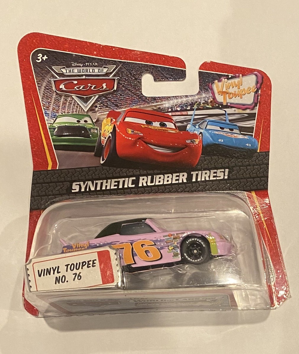 Disney Pixar Cars VINYL TOUPEE #76 Kmart Die Cast w/Rubber