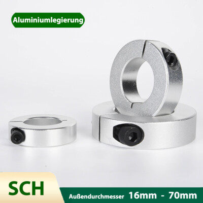 SCH Geteilte Wellenring Aluminiumlegierung Klemmringe Klemmflansch Stellring