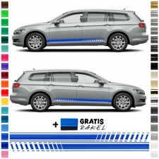 Auto Seiten-Streifen, Aufkleber-Set komp. mit VW Passat 