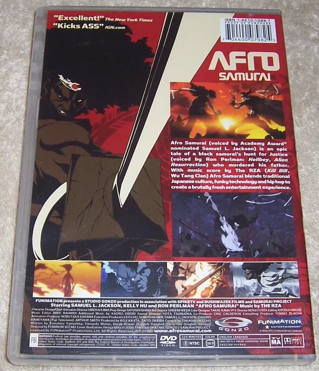 Afro Samurai: Resurrection (TV) (2009)  Samurai, Afro samurai, Comic book  cover