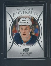 2018-19 Upper Deck Rookie UD Portraits P-60 Sami Niku Winnipeg Jets
