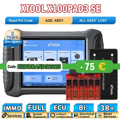 XTOOL X100PAD3 SE 2.0 OBD2 Diagnosegerät Profi Scanner IMMO Key Programming TPMS