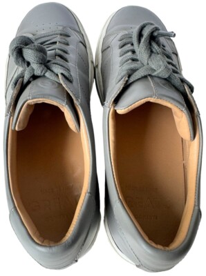 GREATS Brooklyn Mens size 9 The Royale Grey Leather Shoes Sneakers