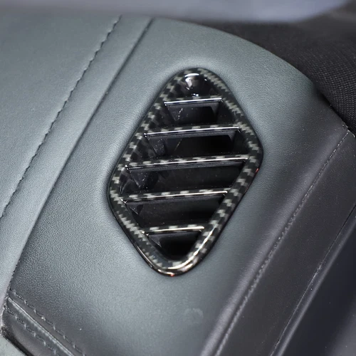 Cubierta de embellecedor de consola de tablero interior de fibra de carbono ABS para Jaguar F-TYPE 2013-2024 - Imagen 27 de 44