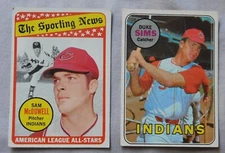 1969 Topps Cleveland  Baseball Card Pick one