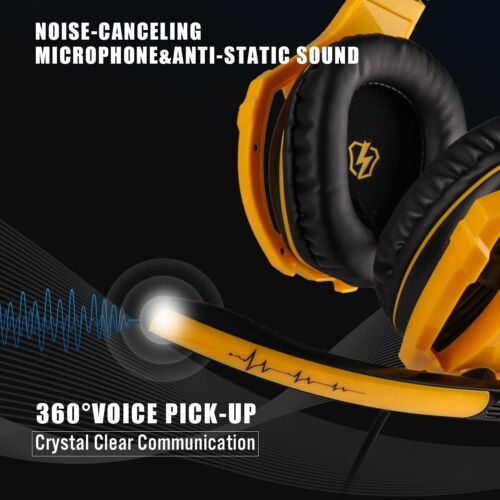 LETTON 50mm L7 3.5mm Cuffie Gaming Stereo Over Ear Cuffie Cablate - Foto 4 di 6