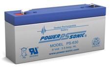 Portalac PE6V3A Battery Replacement 6V3.2AH S...