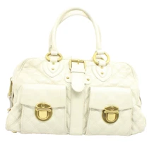 👜 Marc Jacobs 09 Venetta Quilted Satchel - Stylish Pre-Owned Luxury Handbag 👜