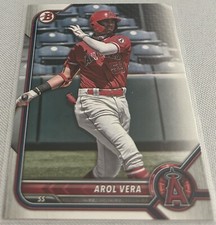 2022 Bowman Baseball Prospects Arol Vera Los Angeles Angels #BP-101