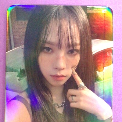 KARINA Aespa TCG 0411 Black hair straight street Foil KPOP IDOL