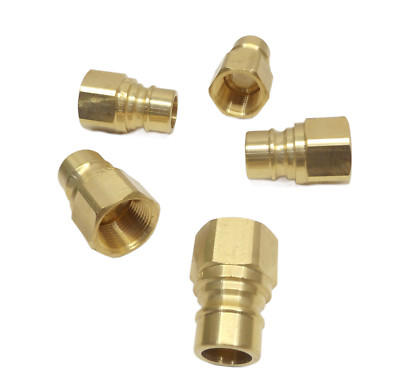 Lot of 5 Dixon V6F6-B-E v Series Quick Disconnect Female Nipple 3/4 -14 Nptf