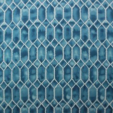 P KAUFMANN GEM AQUA BLUE WATERCOLOR EFFECT MULTIUSE COTTON FABRIC BY YARD 54"W