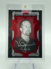 2015-16 UD All Time Greats Master Collection MARK McGWIRE Red Autograph 15/20