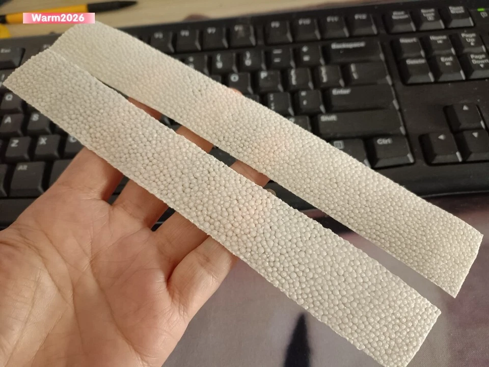 Piel de raya genuina real de piel de rayo de 26 cm para JP Katana Wakizashi Tanto Maintance Foto 2 de 4