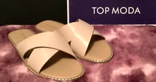 Top Moda Sandal Nude Size 8 1/2