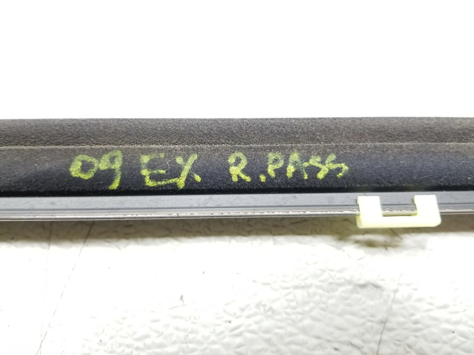 07 08 09 LEXUS ES350 PUERTA TRASERA DERECHA PASAJERO VENTANA CROMO CINTURÓN MOLDURA OEM Foto 3 de 4