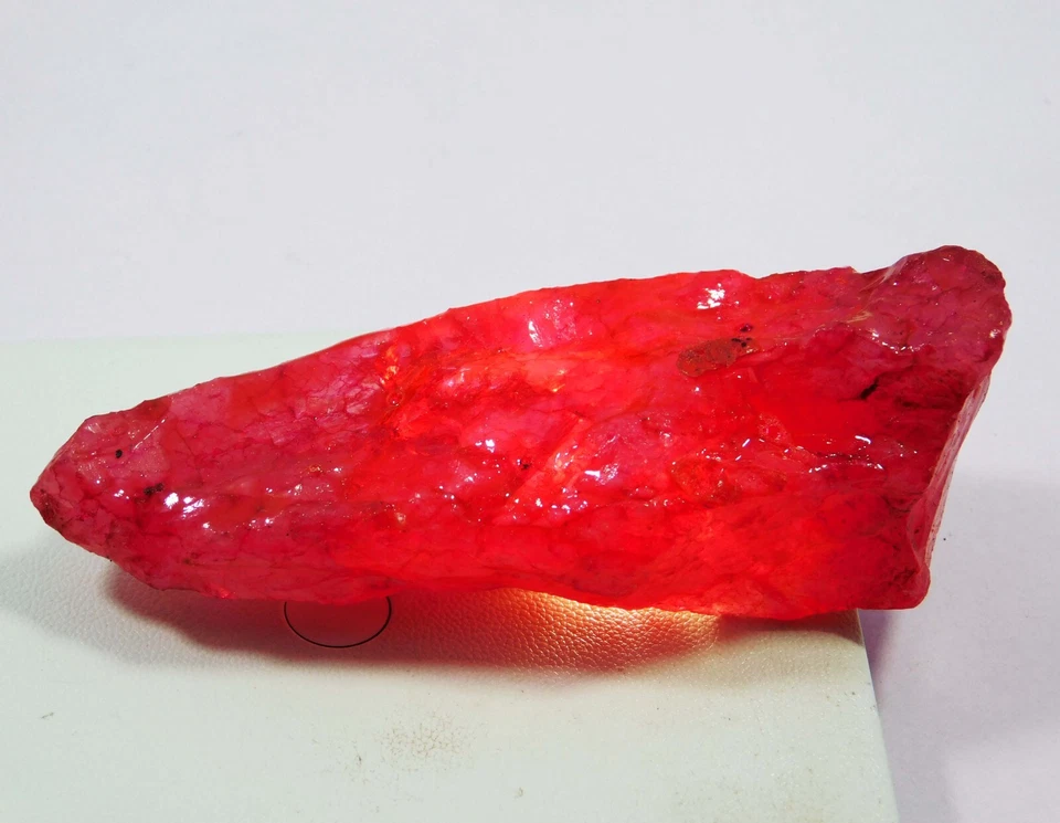 355.45 Ct Natural Blood Red Ruby Certified African Uncut Rough Loose Gemstone - Image 2 of 4