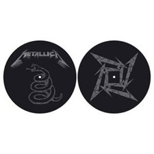 2 Piece Set Licensed Slipmat Metallica Edition Mat For Turntables