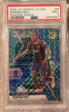 2020-21 Panini Mosaic La Liga - Sergino Dest #58 Choice Peacock