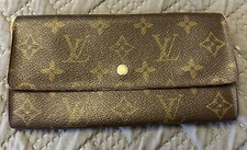 Pre-Loved Vintage LV Monogram International Wallet Authentic Paris Louis Vuitton