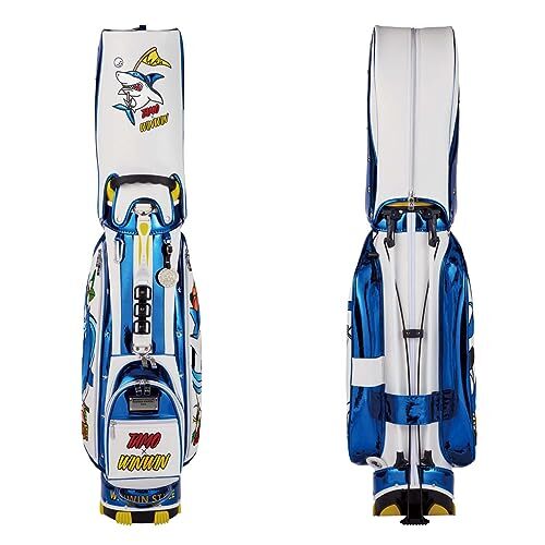 WINWIN STYLE ALOHA SHARK Golf Stand Bag CB-511 WH 9.0 type 47