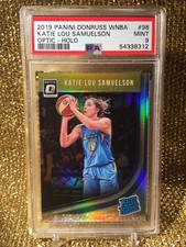 Katie Lou Samuelson 2019 Donruss Sky WNBA Silver Optic Holo Prizm RC PSA 9