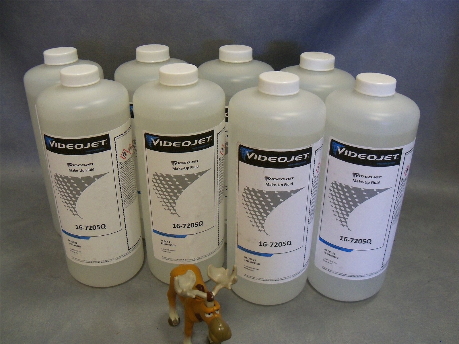 167205Q VIDEOJET Makeup Fluid Lot of 8 Quarts Expires 2021 eBay