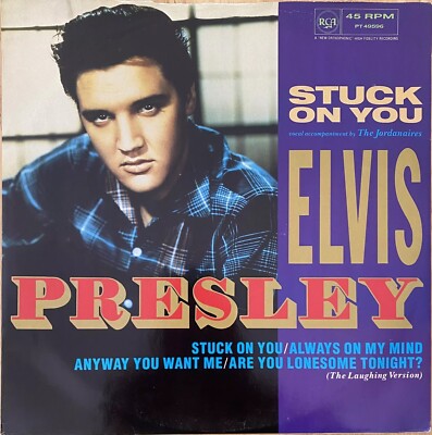 Elvis Presley   Stuck On You / Always On My Mind 12  Vinyl Rock & Roll PT49596