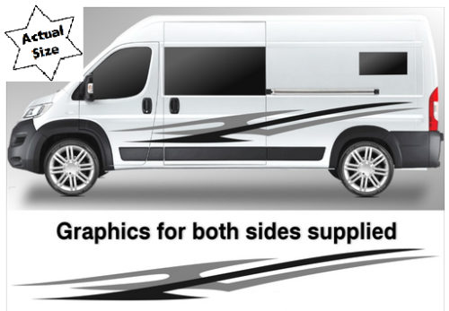 CAMPER VAN GRAPHICS, MOTORHOME DECALS 
