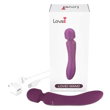 LoveI Dual Motor Wand - Massager with 3 speed options and 7 pulsating massager