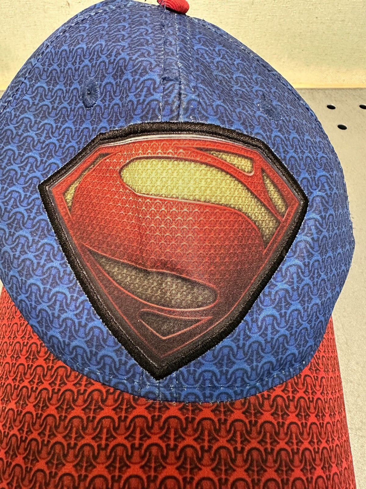 Superman Baseball Hat Adjustable Blue - image 5