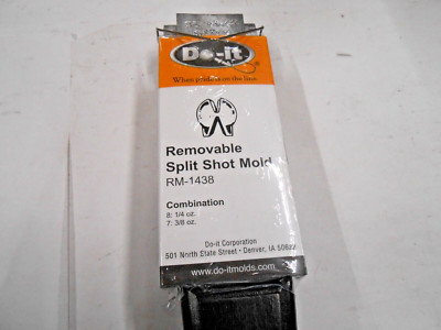 3170 DO-IT Removable Split Shot  Sinker Mold 1/4 & 3/8 oz